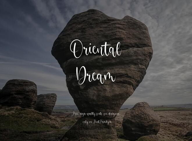 Oriental Dream Font