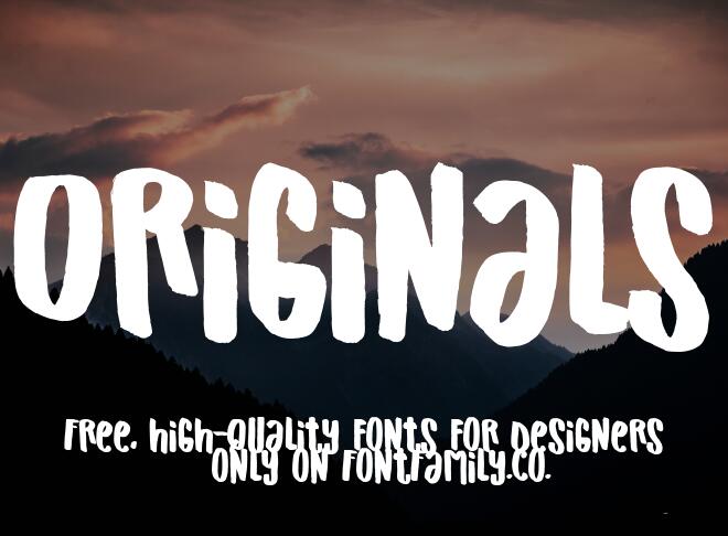 Originals Font