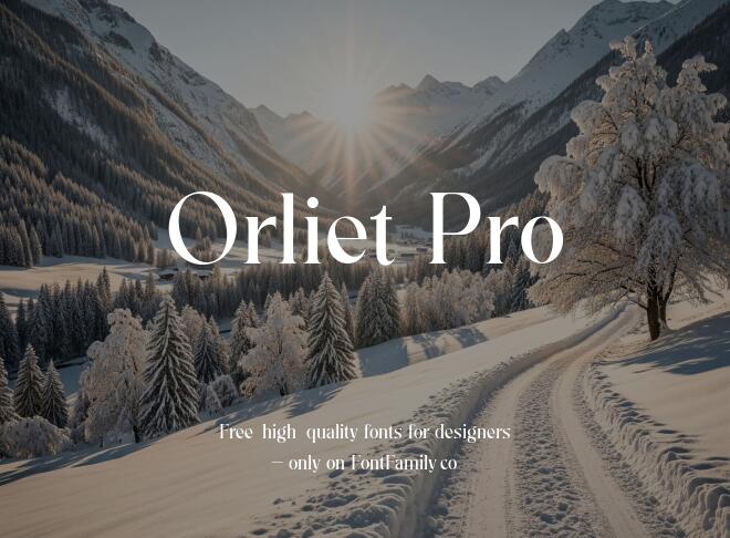 Orliet Pro Font