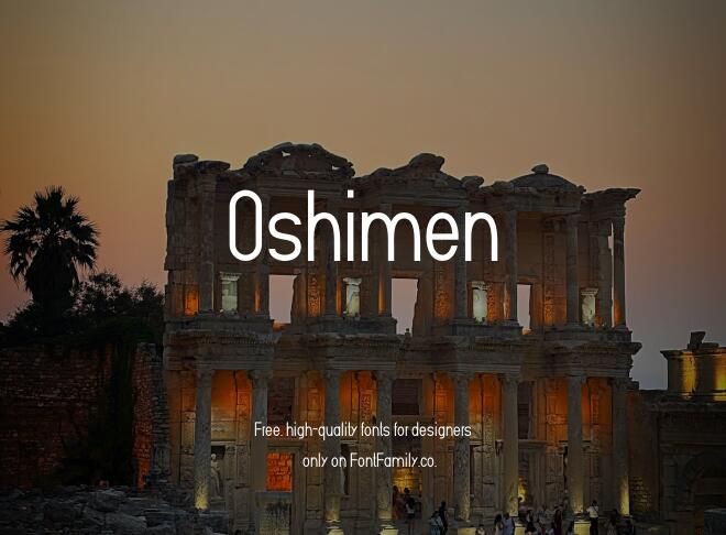 Oshimen Font