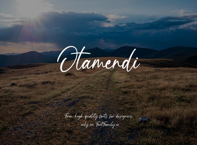 Otamendi Font