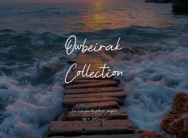 Owbeirak Collection Font