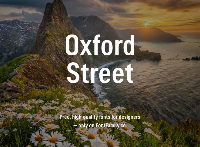 Oxford Street Font