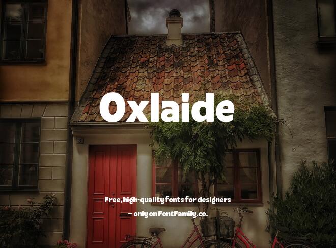 Oxlaide Font