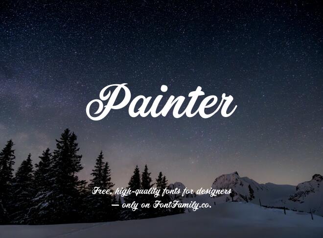 Painter Font