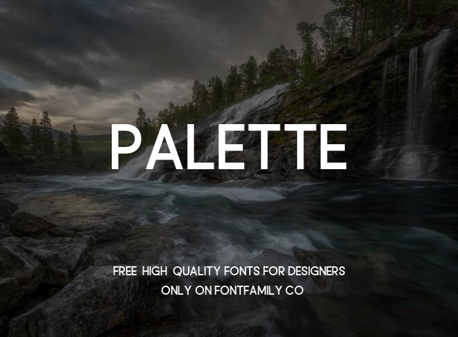 Palette Font