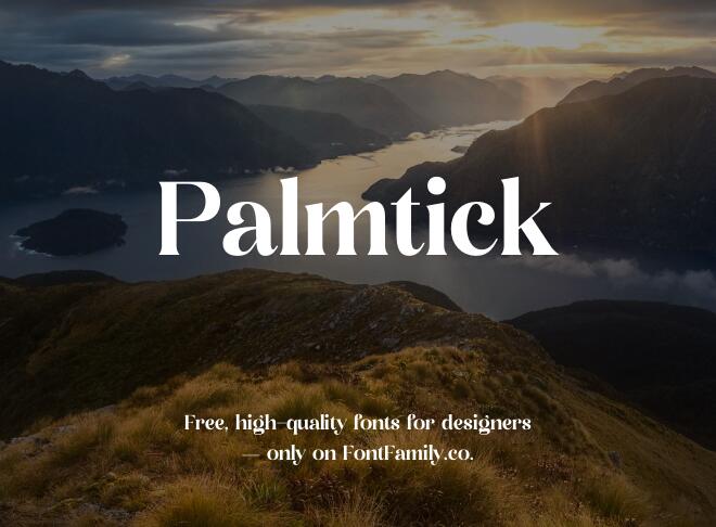 Palmtick Font