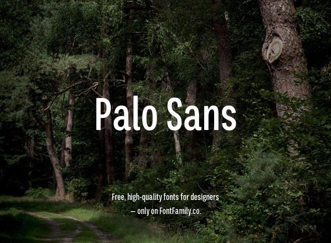 Palo Sans Font