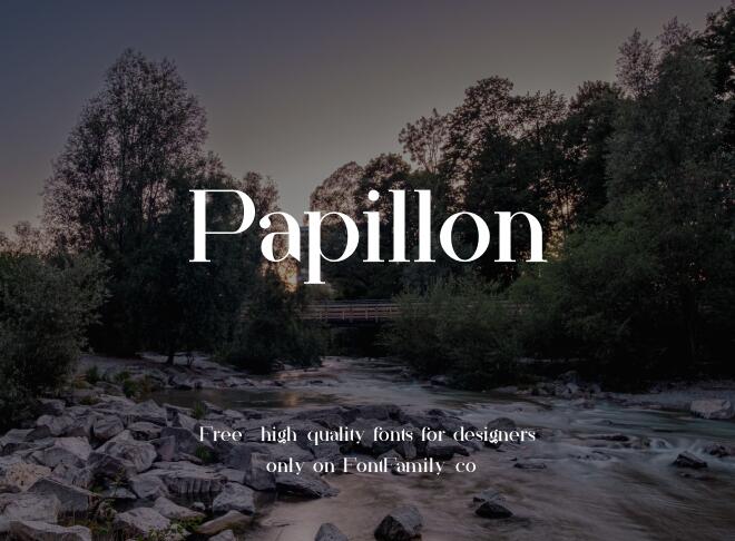 Papillon Font