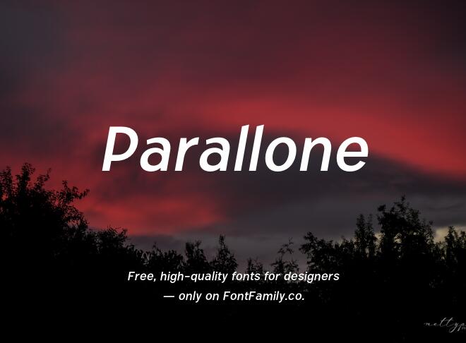 Parallone Font