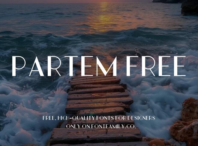 Partem Free Font