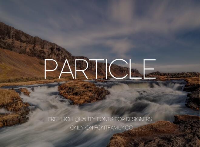 Particle Font