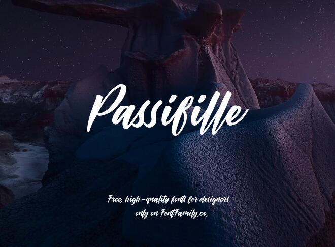Passifille Font