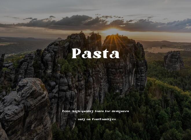 Pasta Font