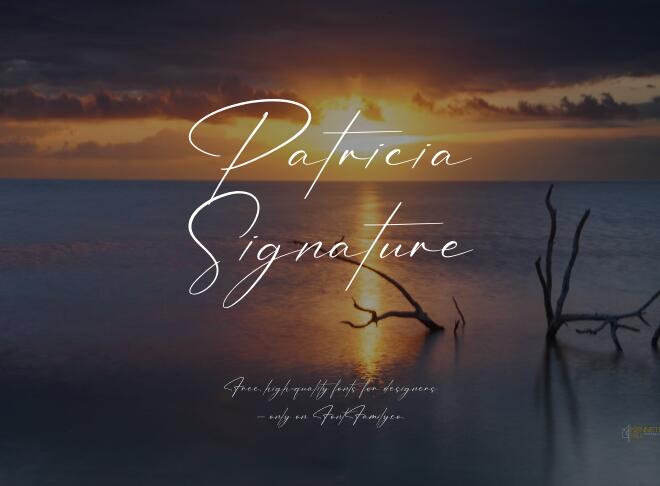 Patricia Signature Font