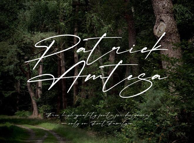 Patrick Amtesa Font