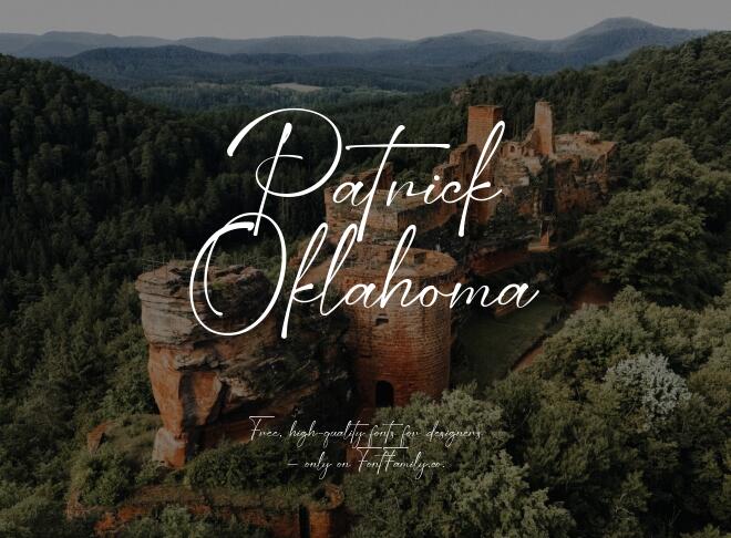 Patrick Oklahoma Font