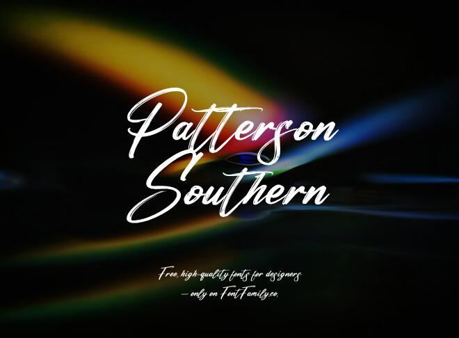 Patterson Southern Font