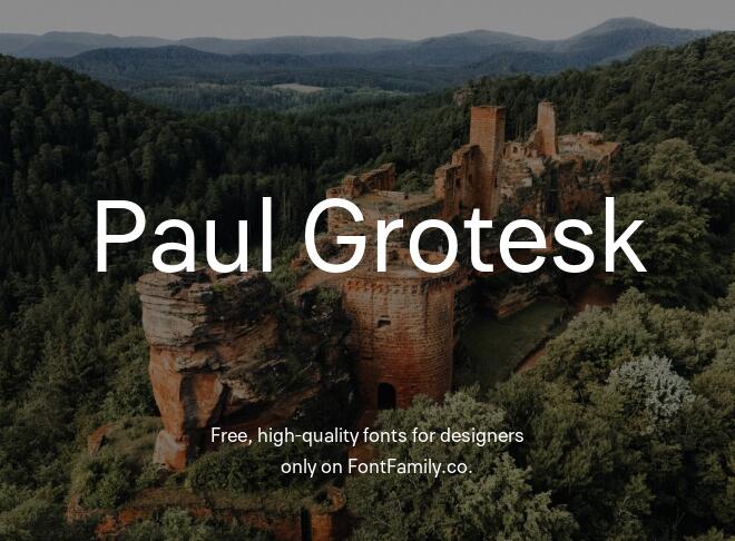 Paul Grotesk Font