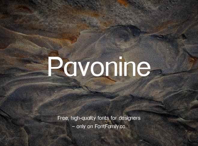 Pavonine Font