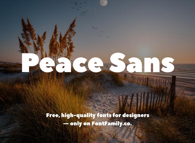 Peace Sans Font