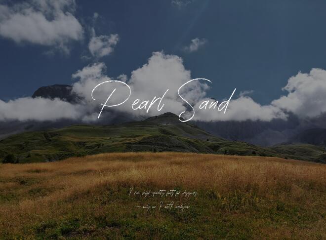 Pearl Sand Font