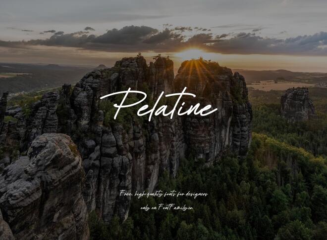 Pelatine Font