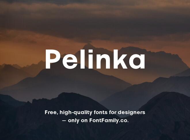 Pelinka Font