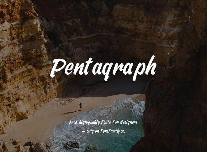 Pentagraph Font