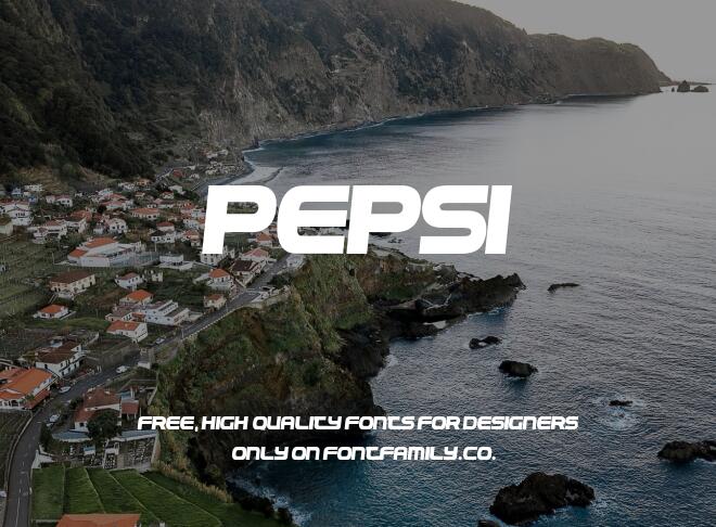Pepsi Font