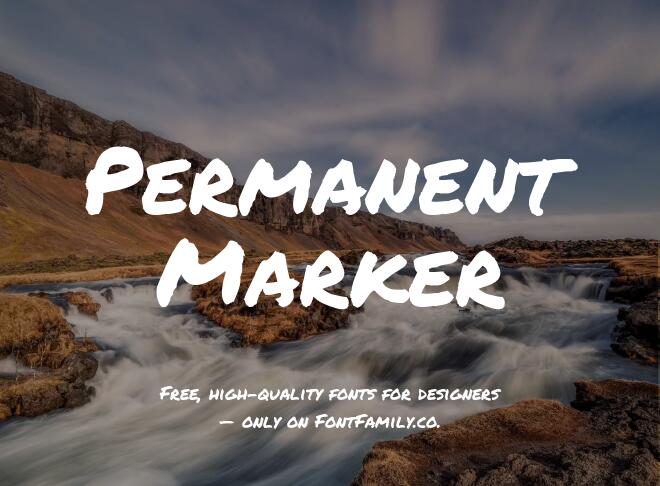 Permanent Marker Font