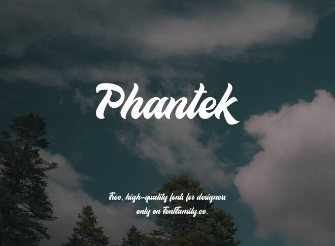 Phantek Font