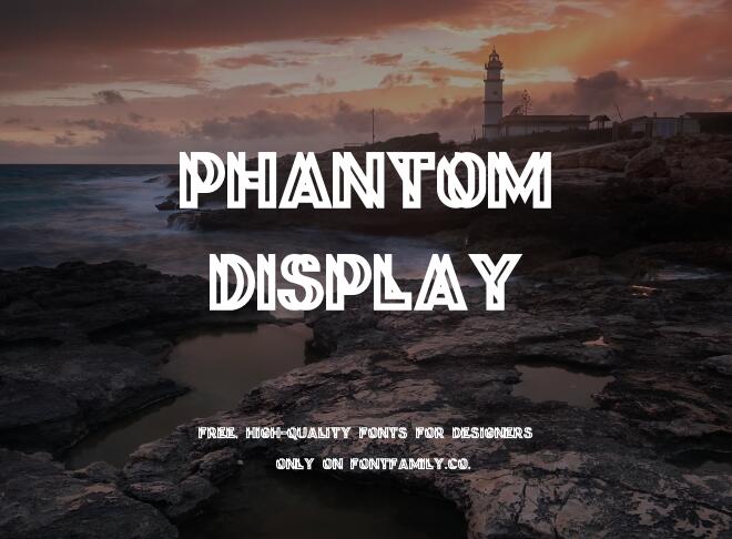 Phantom Display Font