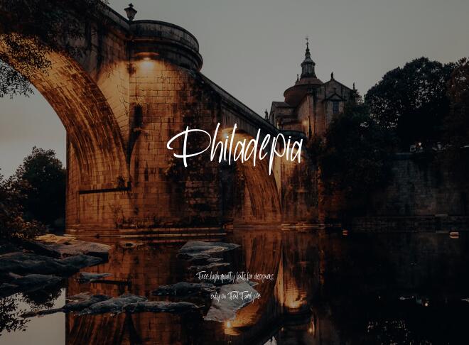 Philadepia Font