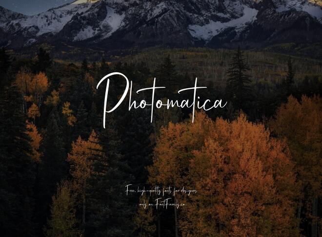 Photomatica Font