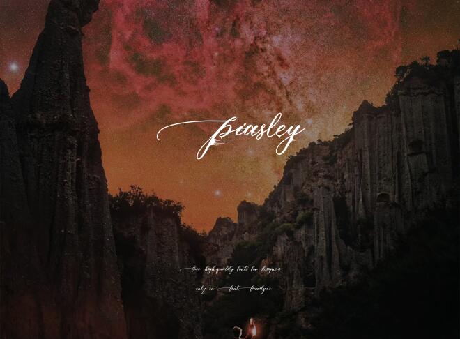 Piasley Font