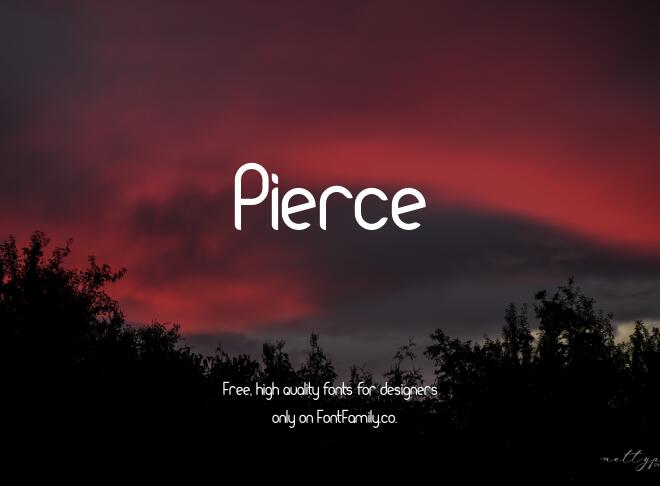 Pierce Font