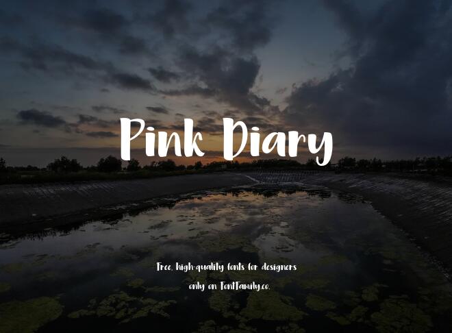 Pink Diary Font