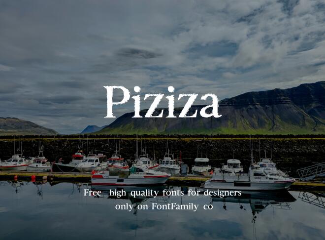 Piziza Font