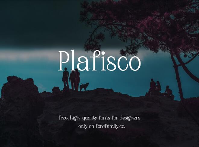 Plafisco Font