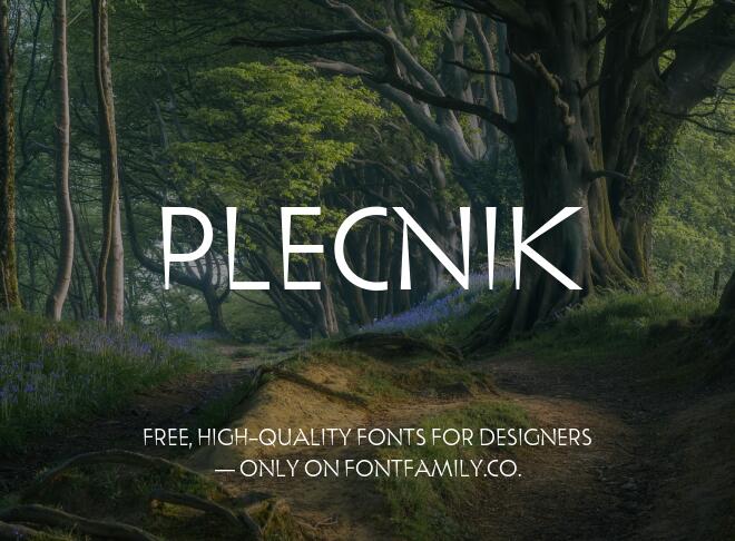 Plecnik Font