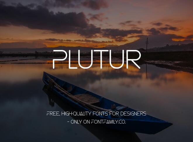 Plutur Font