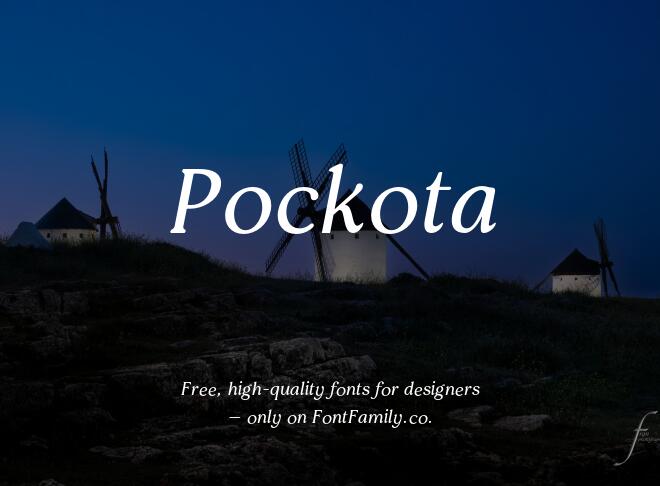 Pockota Font