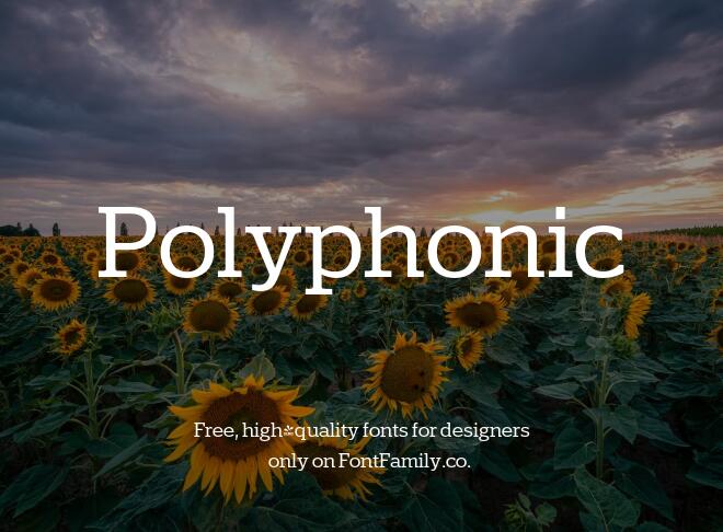 Polyphonic Font