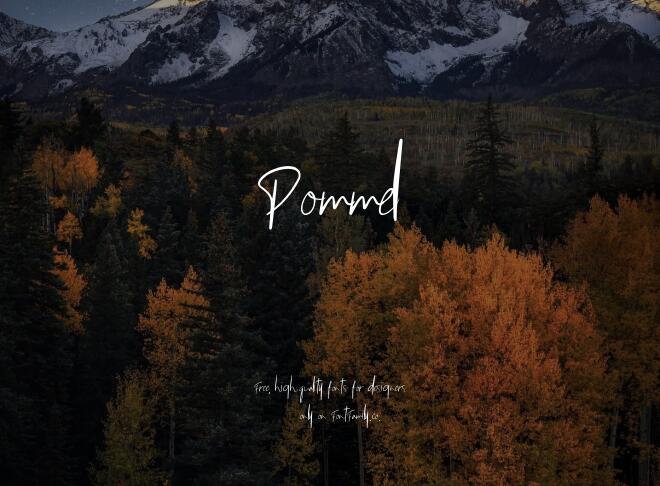 Pommel Font