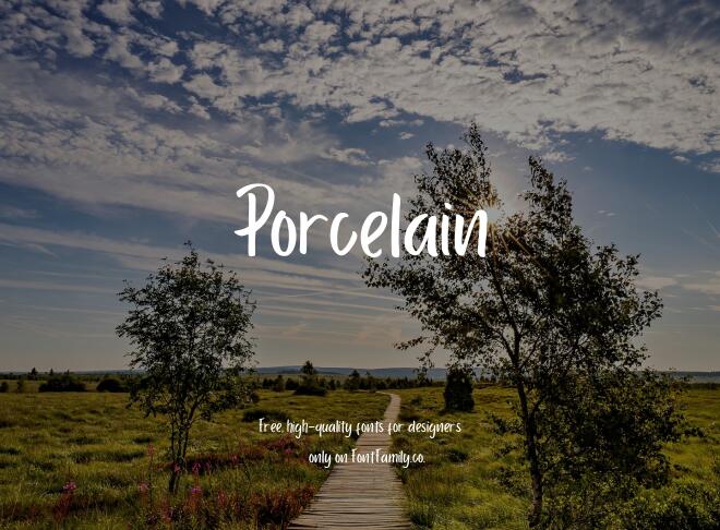 Porcelain Font