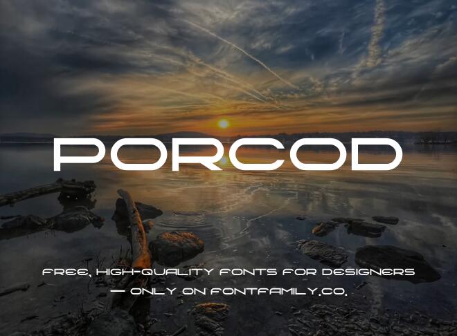 Porcod Font