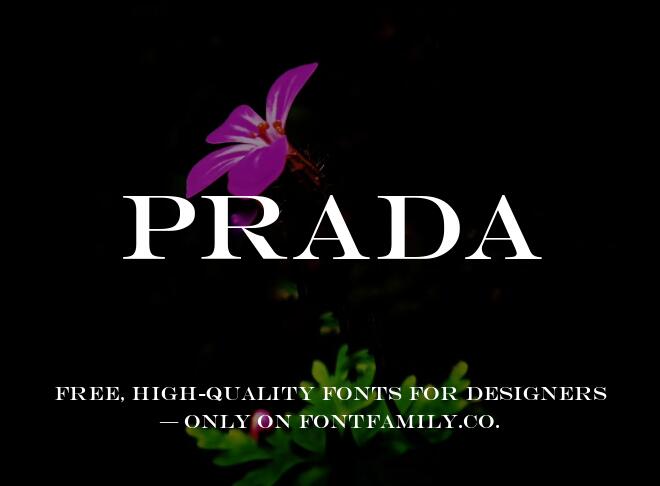 Prada Font