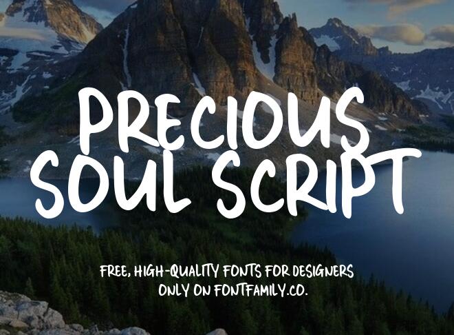 Precious Soul Script Font