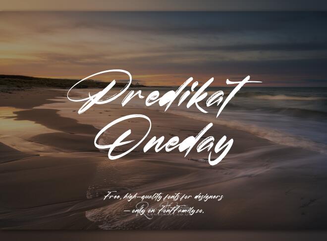 Predikat Oneday Font
